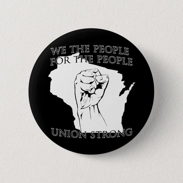 Chapa Redonda De 5 Cm Unión fuerte (Anverso)