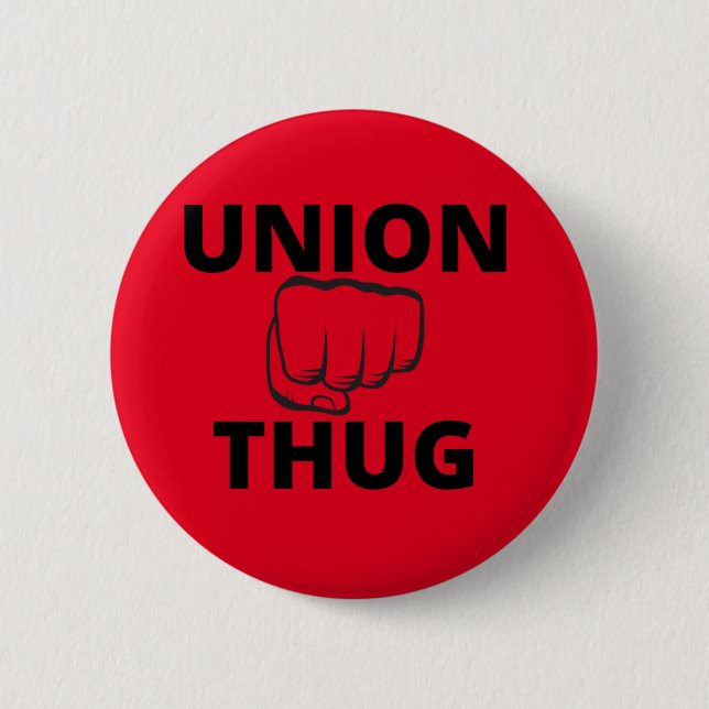 Chapa Redonda De 5 Cm Union Thug (Anverso)