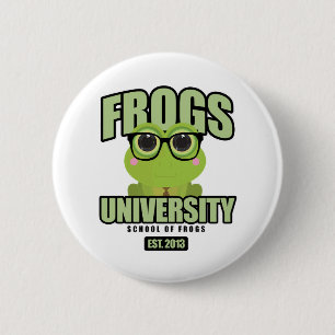Chapa Redonda De 5 Cm Universidad de Frogs