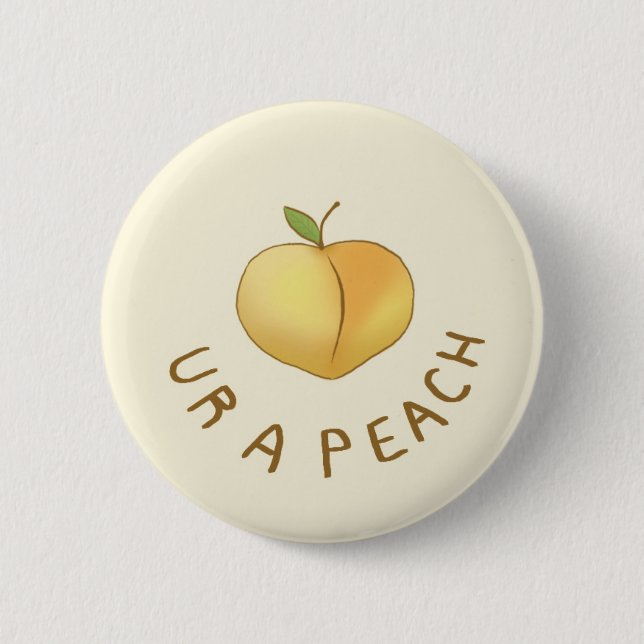 Chapa Redonda De 5 Cm ur a peach (Anverso)