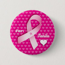Usa cinta rosada y corazón Personalizar de cáncer 