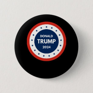 Chapa Redonda De 5 Cm Usa Donald Trump 2024