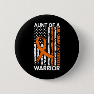 Chapa Redonda De 5 Cm USA Flag Leukemia Awareness Mono Estadounidense