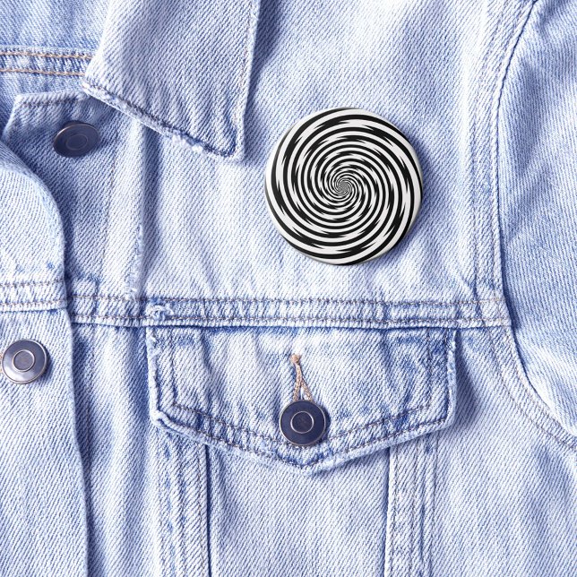 Chapa Redonda De 5 Cm Usar la espiral de hipnosis misteriosa (Embrace the fun and let your personality shine with this magic pin! )