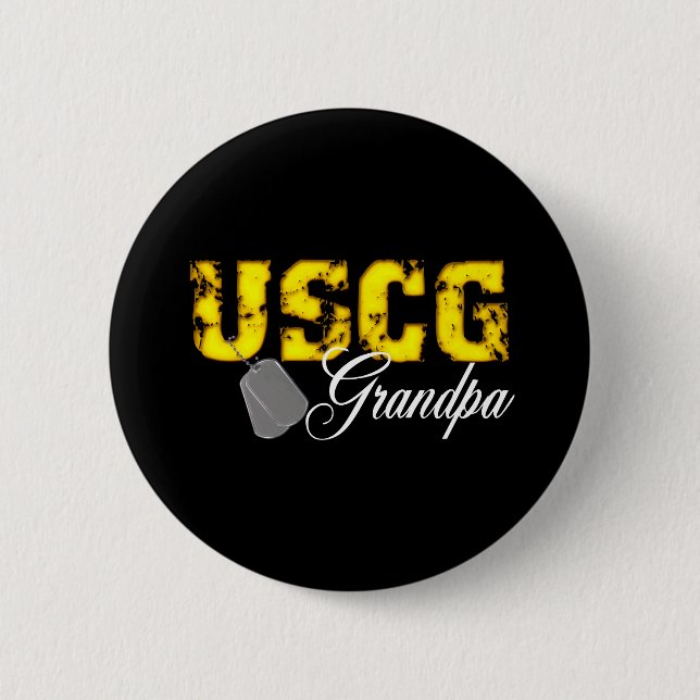 Chapa Redonda De 5 Cm uscg99Grandpablk (Anverso)