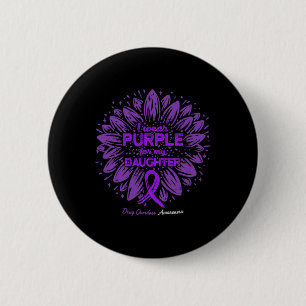 Chapa Redonda De 5 Cm Uso Morado Para Hija Sobredosis De Medicamentos De
