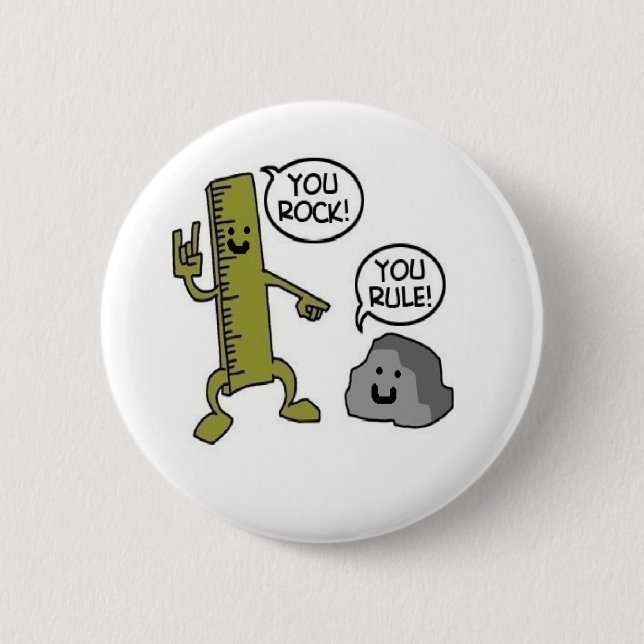 Chapa Redonda De 5 Cm usted le oscila regla (Anverso)