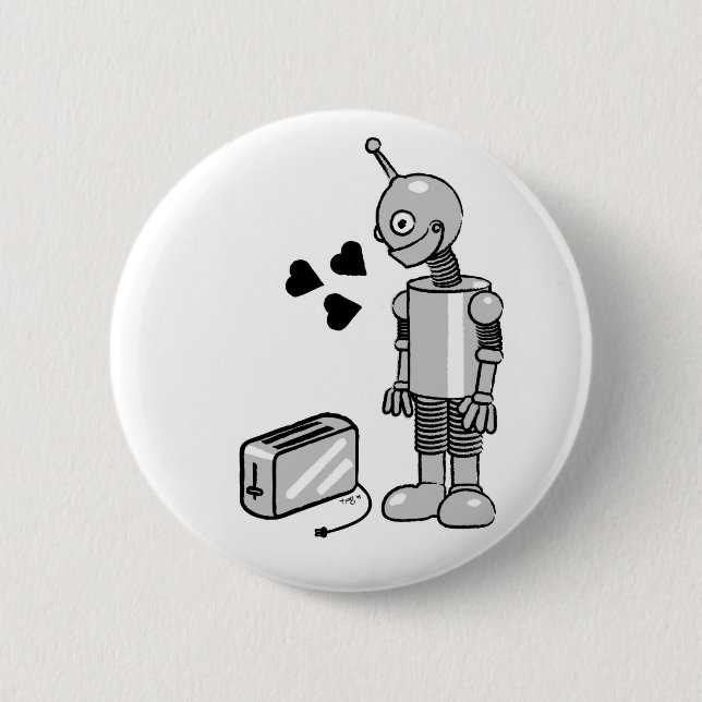 Chapa Redonda De 5 Cm ¿Usted me casará? (Anverso)