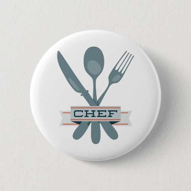 Chapa Redonda De 5 Cm Utensils Chef (Anverso)
