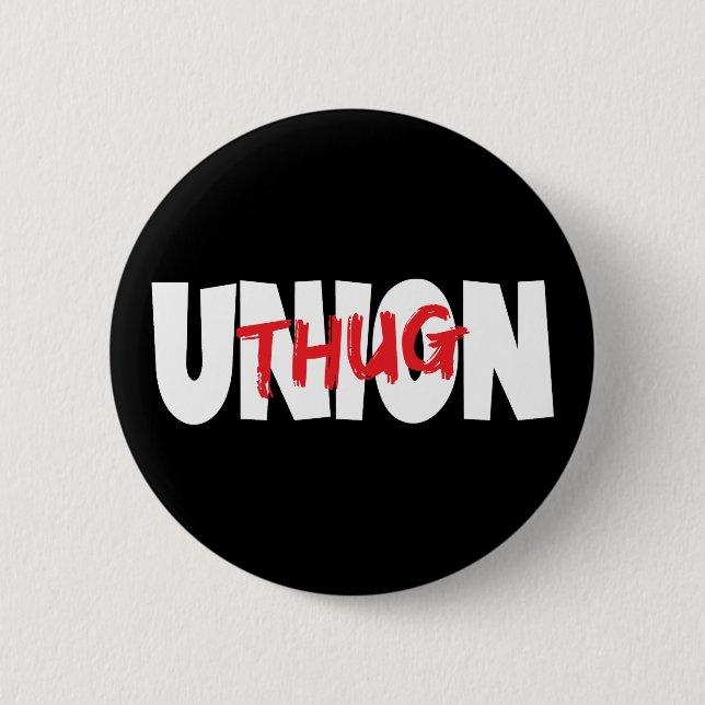 Chapa Redonda De 5 Cm Uu Thug (Anverso)