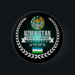 Chapa Redonda De 5 Cm Uzbekistán<br><div class="desc">Uzbekistán</div>