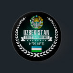 Chapa Redonda De 5 Cm Uzbekistán<br><div class="desc">Uzbekistán</div>