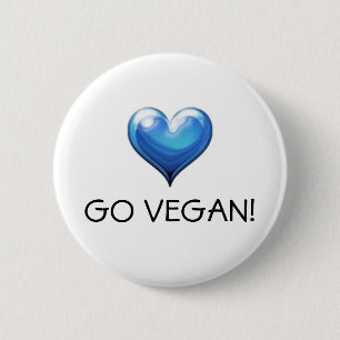 Chapa Redonda De 5 Cm ¡Va el vegano!