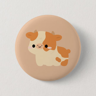 Chapa Redonda De 5 Cm Vaca Ayrshire