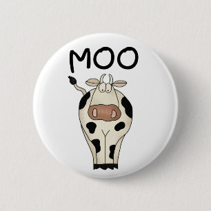 Chapa Redonda De 5 Cm Vaca del MOO
