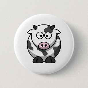 Chapa Redonda De 5 Cm Vaca Linda