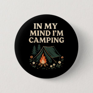 Chapa Redonda De 5 Cm Vacaciones de camping, senderismo y caminata