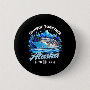 Chapa Redonda De 5 Cm Vacaciones de crucero familiar 2025 Cruising Toget