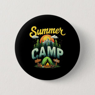 Chapa Redonda De 5 Cm Vacaciones de Verano Campamento de Verano 2025 Fam