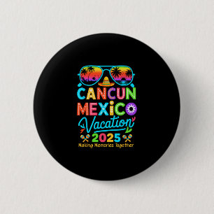 Chapa Redonda De 5 Cm Vacaciones en Cancun México Playa 2025 Viaje Grupo