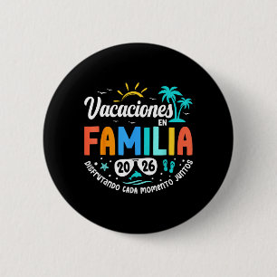 Chapa Redonda De 5 Cm Vacaciones En Familia 2026 Verano Coincidente Méxi