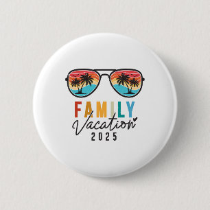 Chapa Redonda De 5 Cm Vacaciones Familiares 2025 Playa Verano Hombres Mu