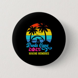 Chapa Redonda De 5 Cm Vacaciones Familiares 2025 República Dominicana Pu