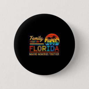 Chapa Redonda De 5 Cm Vacaciones familiares en Florida Fabricando Recuer