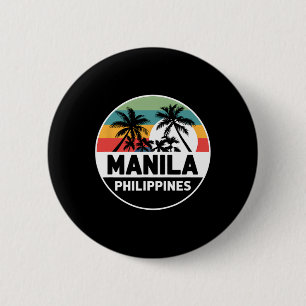 Chapa Redonda De 5 Cm Vacaciones Filipinas Recuerdo Vintage Filipino Hom