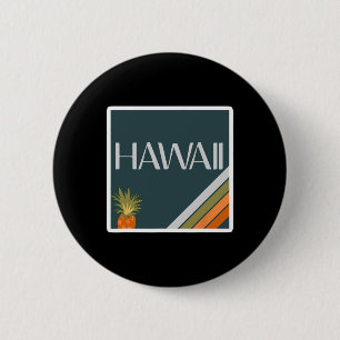 Chapa Redonda De 5 Cm Vacaciones Premium Aloha State Vintage Islas Hawai