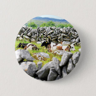 Chapa Redonda De 5 Cm Vacas Mugiendo