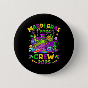 Chapa Redonda De 5 Cm Vacati de la tripulación de crucero Mardi Gras 202