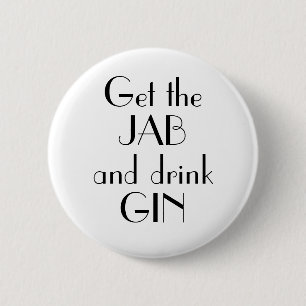 Chapa Redonda De 5 Cm Vacunación de Gin de Bebidas Jab