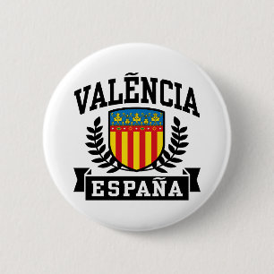 Chapa Redonda De 5 Cm Valencia Espana