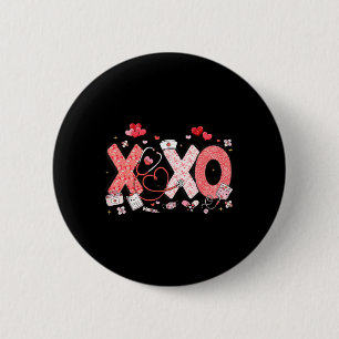 Chapa Redonda De 5 Cm Valentín de estetoscopio para enfermera Xoxo enfer