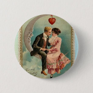 Chapa Redonda De 5 Cm valentinas victorianas