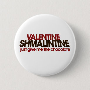 Chapa Redonda De 5 Cm Valentine Shmalintine