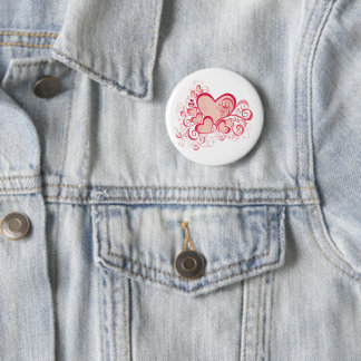 Chapa Redonda De 5 Cm Valentine's Day Button