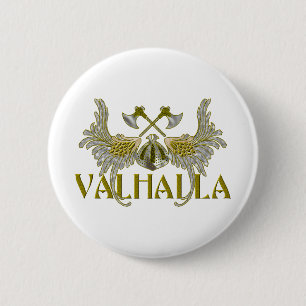 Chapa Redonda De 5 Cm Valhalla