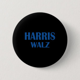 Chapa Redonda De 5 Cm Vals 2024 Elección Kamala Harris Tim Waltz 2024 2