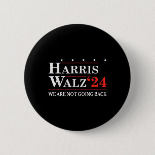 Chapa Redonda De 5 Cm Vals No Volveremos Kamala Harris 2024 2