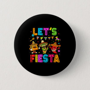 Chapa Redonda De 5 Cm Vamos a fiesta 5 cinco de mayo fiesta squad mexica