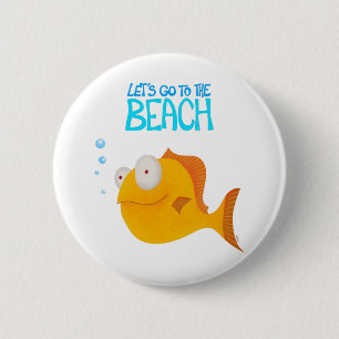 Chapa Redonda De 5 Cm ¡Vamos a la playa!
