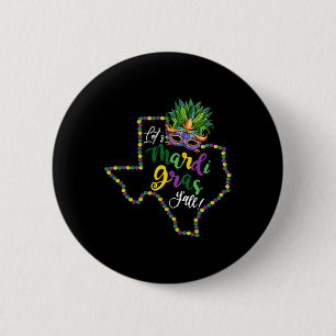 Chapa Redonda De 5 Cm Vamos a Mardi Gras Yall Texas Galveston Recuerdo R