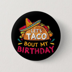 Chapa Redonda De 5 Cm Vamos a Taca Sobre Mi Cumpleaños Nacido En Cinco D