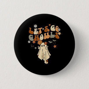 Chapa Redonda De 5 Cm Vamos Ghouls Comfy Halloween Cosy otoño