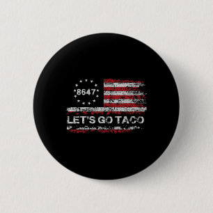 Chapa Redonda De 5 Cm Vamos Taco 8647 Bandera de los Estados Unidos 86 4
