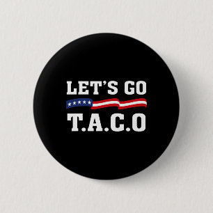 Chapa Redonda De 5 Cm Vamos Taco Divertido Taco T.a.c.o 