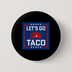 Chapa Redonda De 5 Cm Vamos Taco Estilo Político Rojo Blanco Azul Divert