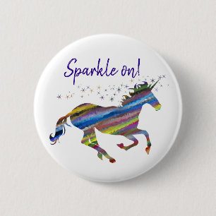 Chapa Redonda De 5 Cm ¡Vamos!Unicornio